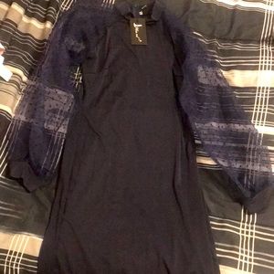 Navy Blue Cocktail Dress